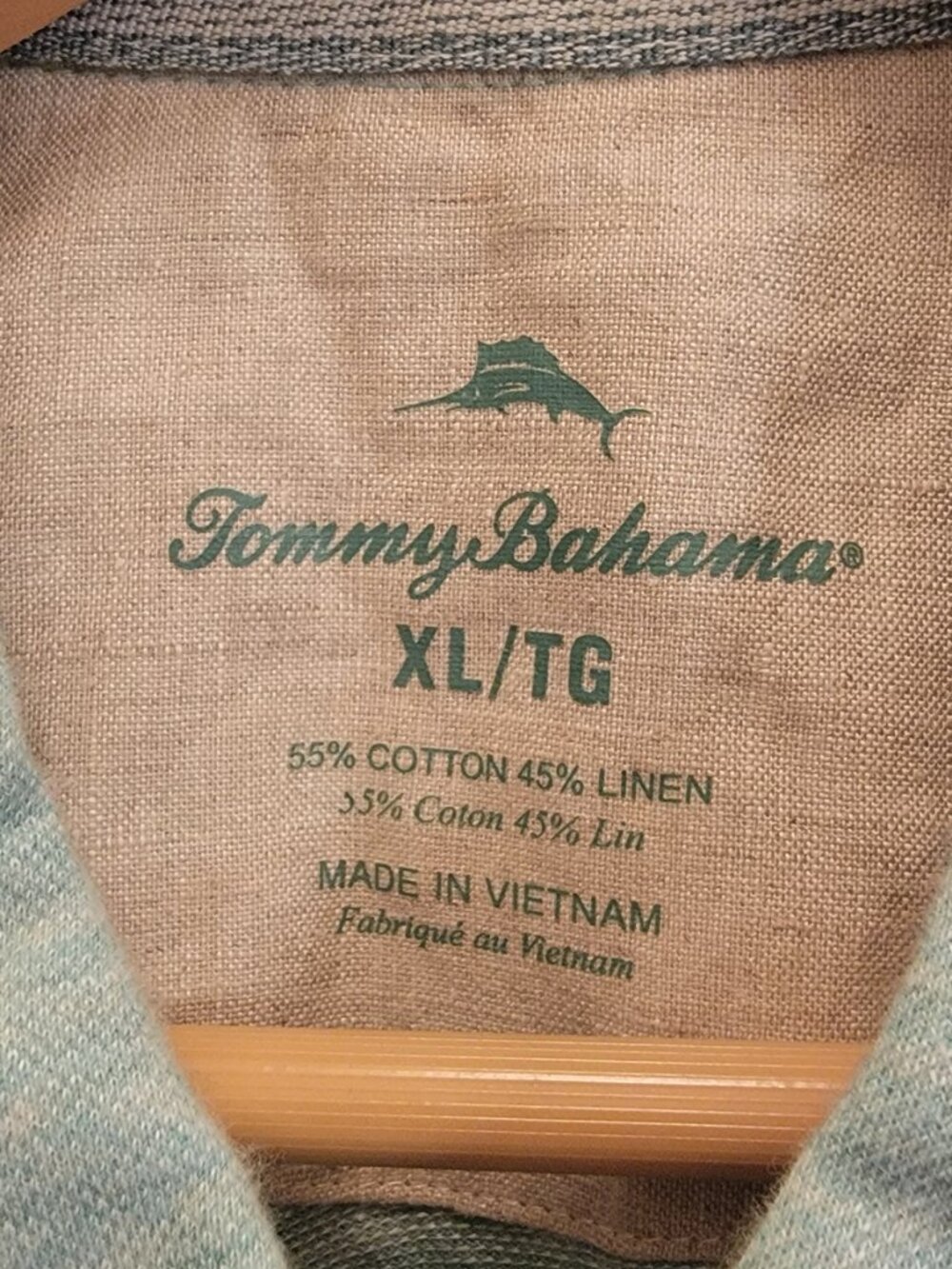 Tommy Bahama Green Polo - XL - Picture 3 of 4